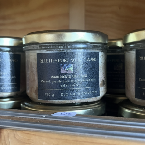rillette de cochon noir et canard 130g