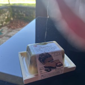 foie gras mi cuit canard truffé à 10% truffe noire melanosporum 180g( entreprise lotoise)